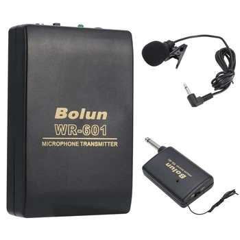 Петличный беспроводной микрофон Bolun WR-601 для видеокамеры / фотоаппарата (48068)