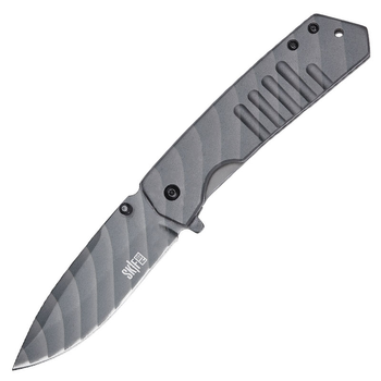 Нож складной Skif Plus Mime (длина: 240мм, лезвие: 98мм), серый