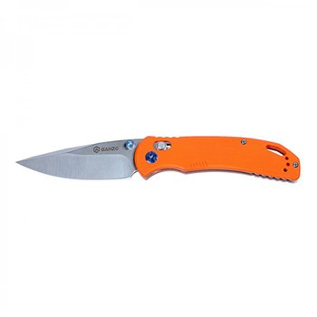 Нож складной Ganzo G7531 (длина: 200мм, лезвие: 89мм, сатин), оранжевый