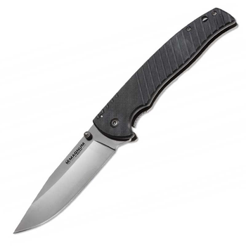 Нож складной Boker Magnum Black Flash (длина: 218мм, лезвие: 95мм), черный-стальной