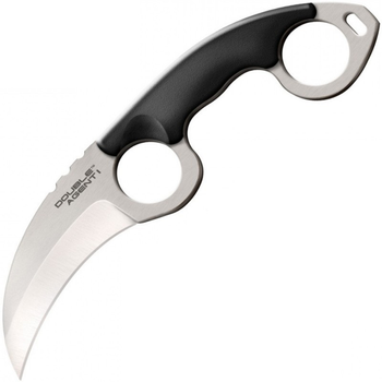 Нож фиксированный Cold Steel Double Agent I (длина: 200мм, лезвие: 76мм), ножны пластик