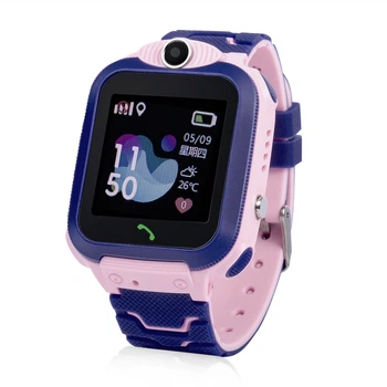 Детские водостойкие смарт-часы Wonlex с GPS GW600s Розовые