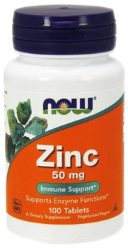 Минералы Now Foods Zinc Gluconate - 50 мл 100 таблеток (733739015204)