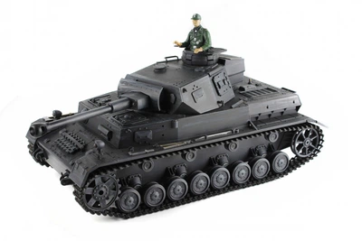 Танк на радиоуправлении DAK Pz. Kpfw.IV Ausf. F-1 3859-1, масштаб 1:16