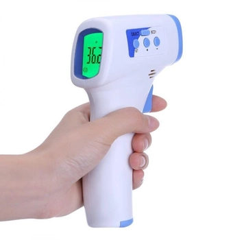 Безконтактний дитячий електронний інфрачервоний медичний термометр Yostand Non-Contact (бело-синий)