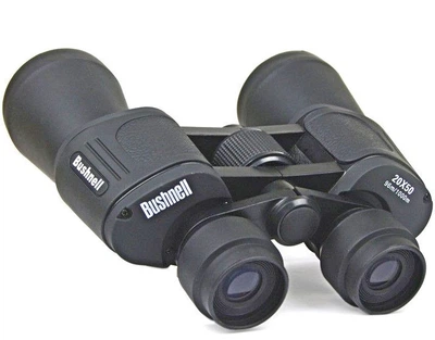 Бинокль с чехлом Bushnell 20x50 прорезиненный корпус
