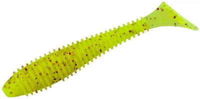 Силікон Keitech Swing Impact FAT 4.3" 6 шт. PAL01 Chartreuseredflake (15510891)