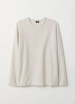 Джемпер H&M M Бежевый 0657852_беж