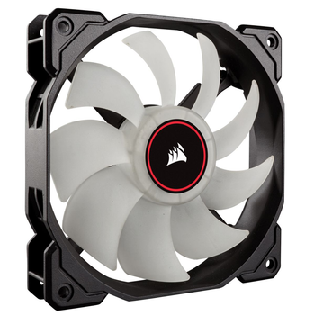Вентилятор Corsair AF120 LED (2018) Red (CO-9050080-WW), 120x120x25мм, 3-pin, черный