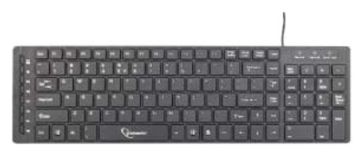 Клавіатура Gembird KB-MCH-01-RU USB мультимедійна чорна