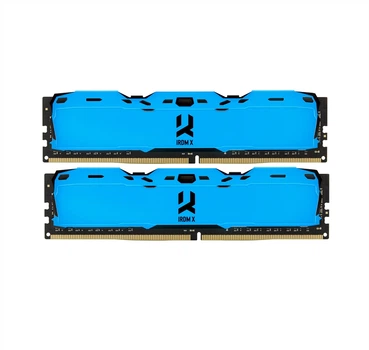 Модуль памяти DDR4 2x4GB/3000 GOODRAM Iridium X Blue (IR-XB3000D464L16S/8GDC)