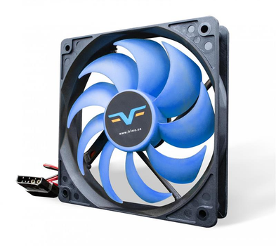Вентилятор Frime (FBF120HB4) 120x120x25мм, molex, Black/Blue