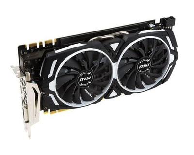 Видеокарта GF GTX 1070 8Gb GDDR5 Armor MSI (GeForce GTX 1070 ARMOR 8G OC)