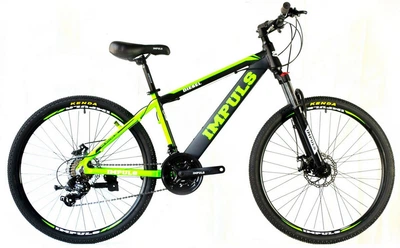 Велосипед IMPULS BIKE Diesel 26" 15" 2020 черный с зеленым