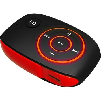 Плеєр для прослуховування музики, компактний плеєр Astro Mp3 M2 Black/Red з кліпсою та світлодіодною підсвіткою кнопок