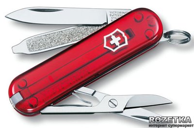 Швейцарський ніж Victorinox Classic SD RedT (0.6223.T)