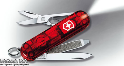 Швейцарский нож Victorinox SwissLite Red Transparent (0.6228.T)