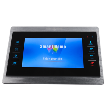 Цветной AHD видеодомофон Green Vision GV-054-AHD-J-VD7SD silver