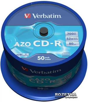 Verbatim CD-R 700Mb 52x Cryst Cake 50 (43343)