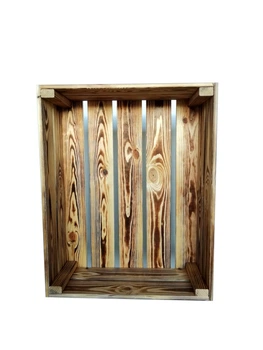 Ящик дерев'яний обпалений для зберігання ECO WoodBox (ДхШхВ:50*40*16см)