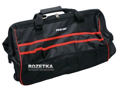 Сумка для інструментів Proline з ручкою на колесах 28 відділень 510 х 290 х 360 мм (поліестер) (62151)