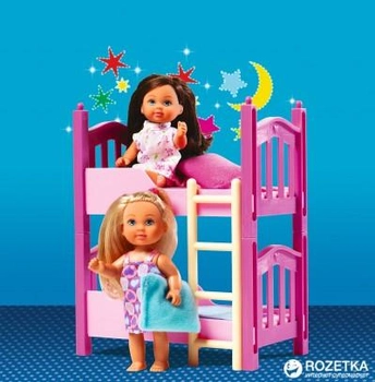 Набор Simba Двуспальная кровать Евы и 2 куклы (5733847)
