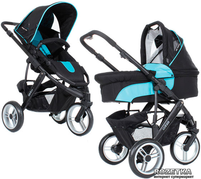 Универсальная коляска ABC Design Cobra (2 в 1) Turquoise-black (3882/212)