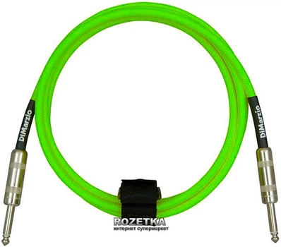 Инструментальный кабель DiMarzio Instrument Cable 3 м Neon Green (EP1710SS GN)