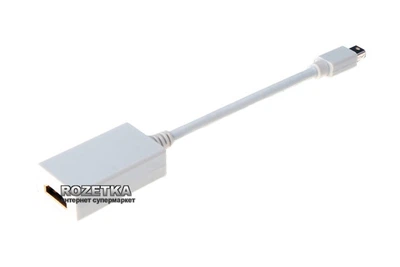 Переходник Digitus mini DisplayPort to HDMI (AM/AF) 0.15 м White (AK-340404-001-W)