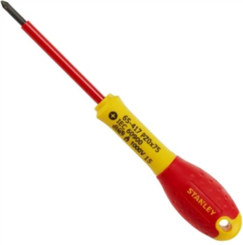 Викрутка Stanley FatMax VDE 1000V під шліц Pozidriv PZ0 х 75 мм (0-65-417)