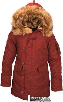 Парка жіноча зимова Alpha Industries Altitude W Parka XL Red Ochre