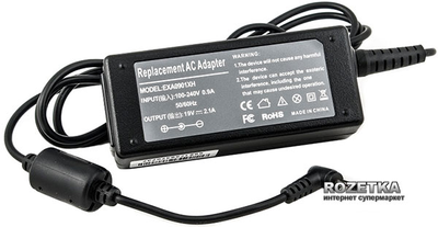Блок питания PowerPlant для ноутбука Asus (19V 40W 2.1A) (AS40F2507)