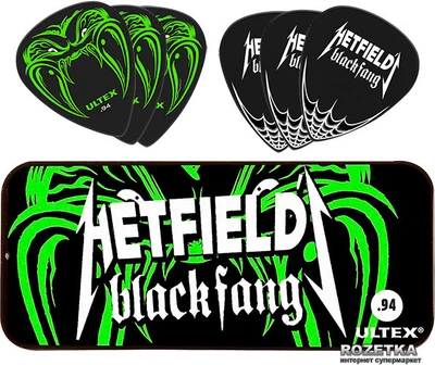 Медіатори Dunlop PH112T.94 Hetfield's Black Fang Pick Tin 0.94 (6 шт.)
