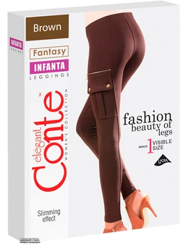 Леггинсы женские Conte Fantasy Infanta 170-90 см Brown (4815003049088)