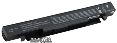 Акумулятор PowerPlant для Asus X450 Black (14.4V/2200mAh/4Cells) (NB00000220)