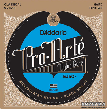D'Addario EJ50 Black Nylon Pro-Arte Hard (28-44)