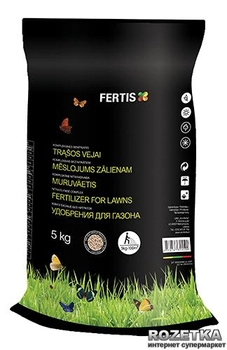 Весеннее удобрение для газона Fertis без хлора и нитратов 5 кг (10506875) 4770767315599/4779039690365