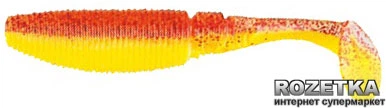 Виброхвост Nomura Rolling Shad 3" 10 шт 087 Yellow Red Glitter (NM70108707)