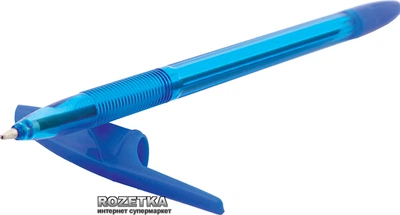 Набор шариковых ручек 50 шт Economix Ice Pen Синий 0.7 мм Прозрачный корпус (10186-02)