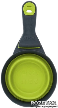 Великий мірну склянку на кліпсі для собак Dexas Зелений (dx30736)