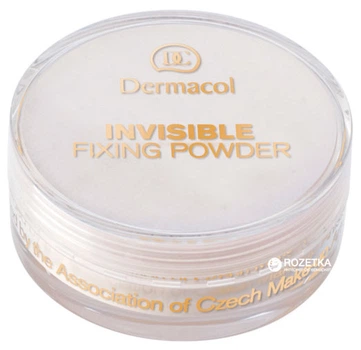 Фиксирующая рассыпчатая пудра Dermacol Invisible Fixing Powder 13.5 г 01-Light (85950832)
