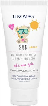 Солнцезащитный крем Linomag Ziololek SUN SPF 50 50 мл (5900558001427)