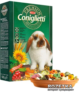 Корм для кроликов Padovan Premium Coniglietti 500 г (PP00291)