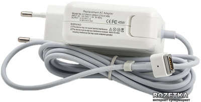 Блок живлення PowerPlant для ноутбука Apple (14.5V 45W 3.1A) (AP45PMAG)