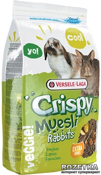 Корм для карликових кроликів Versele-Laga Crispy Muesli Cuni зернова суміш