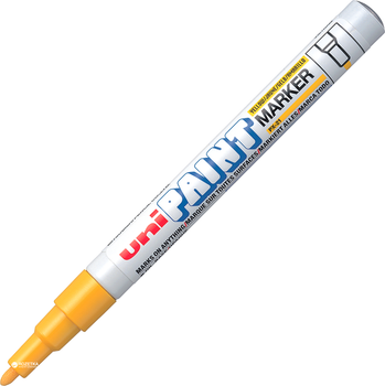 Маркер перманентный Uni Paint Желтый 0.8-1.2 мм (PX-21.Yellow)