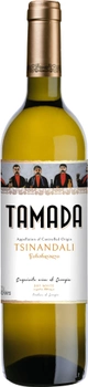 Вино Tamada Цинандали белое сухое 0.75 л 13% (4860004070098)