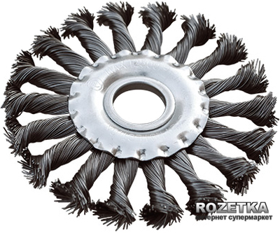 Щітка дискова Mastertool з плетеного дроту 180 x 22.2 мм (19-9018)