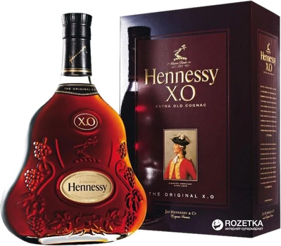 Коньяк Hennessy XO 20 лет выдержки 1 л 40% в подарочной упаковке (3245990117117)