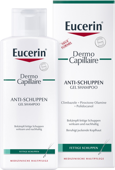 Гель-шампунь против перхоти Eucerin DermoCapillaire для жирной кожи головы 250 мл (4005800036637)